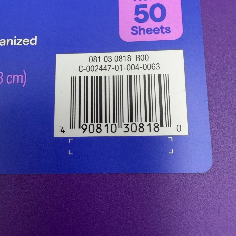 Up & Up 2-Pocket Folder with Prongs Purple Poly Portfolio 5-Pack 90810308180